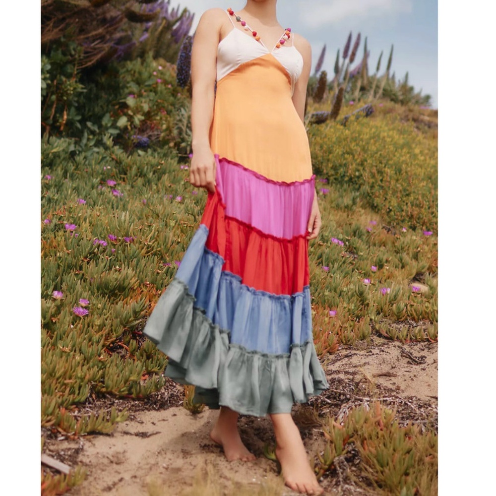 Anthropologie Multicolor Maxi Dress